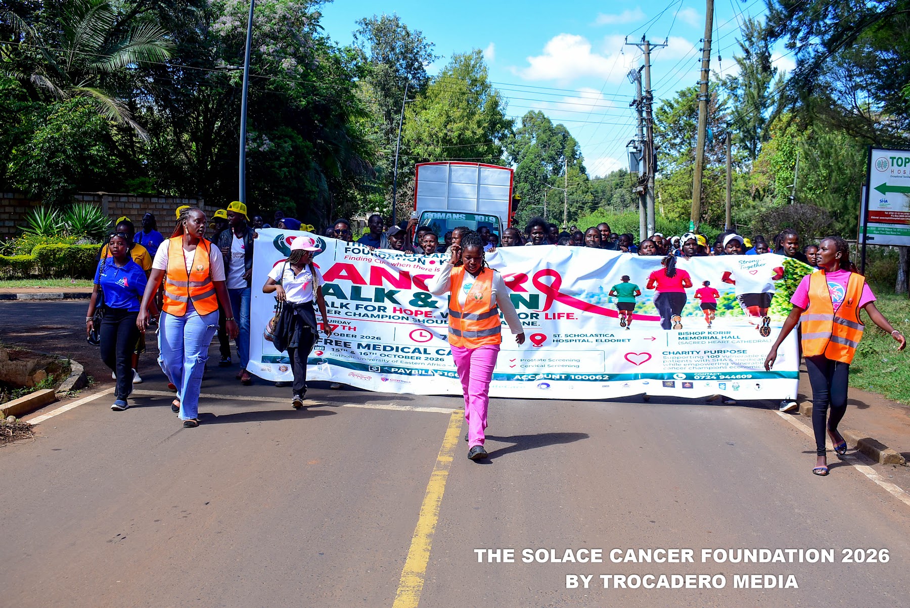 Participants on the route